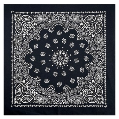 마우셀 빅사이즈 70x70cm 반다나 런닝 등산 페이즐리 12컬러 반다나 페이즐리 면 레트로 동아 스카프 등산 캠핑 손수건 1장