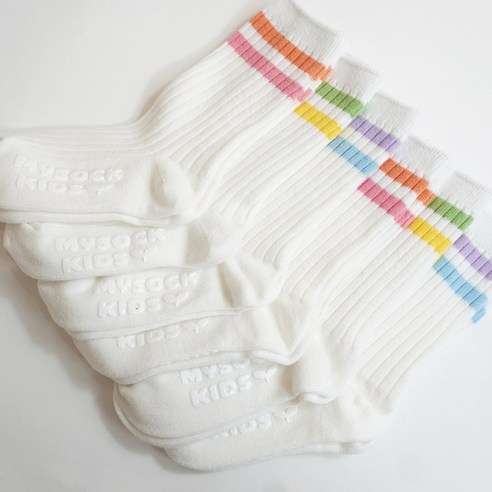 마이싹 사계절 아동용 코코 링글 장목 양말 3켤레