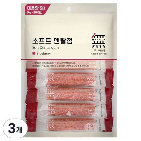 무마진 강아지 소프트 덴탈껌 대용량 30p