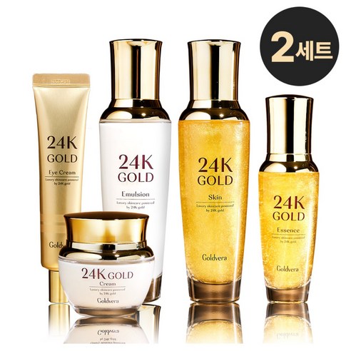 골드베라 24K골드 스킨케어 화장품 5종세트 기초화장품 주름미백 탄력보습 솔직 후기 | 피부 타입별 분석 썸네일