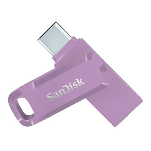샌디스크 USB 메모리 DDC3 퍼플 C타입 OTG 3.2 대용량, 512GB, 1개