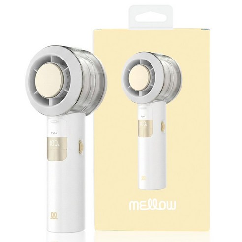 데코아르 미스트 100단 핸디 선풍기 (대용량 배터리 4500mAh), 아이보리, TKC-10062