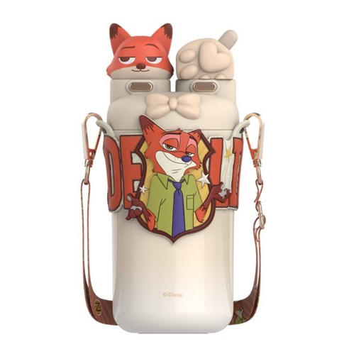 크로스 보더 디즈니 주토피아 텀블러 550밀리리터, 1개, 550ml, 550ml 닉 와일드