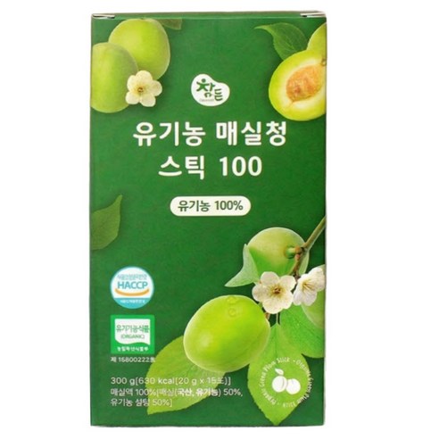 참든 유기농 매실청 스틱, 30개, 20g