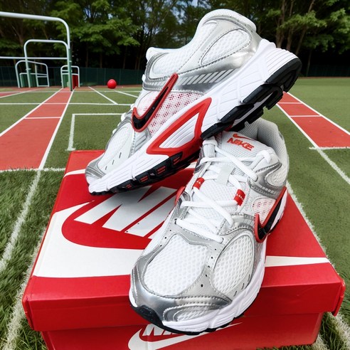 나이키 V5 RNR 화이트 피칸테 레드 여성용