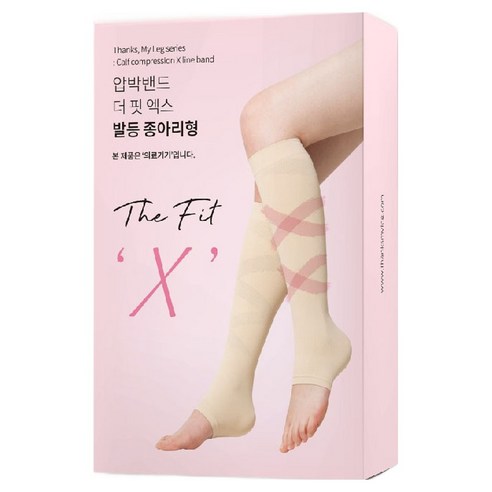 땡스마이레그 의료용 발등 종아리 압박스타킹 종아리형, 1개, 종아리/무릎형