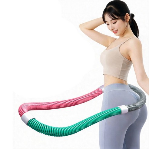 모르닉 뱃살 다이어트 훌라후프 허리라인, 1개, 멀티, 1.5kg