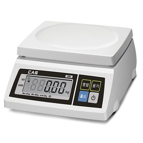 카스 SW-1S 전자저울, 30kg, 혼합색상, SW-30