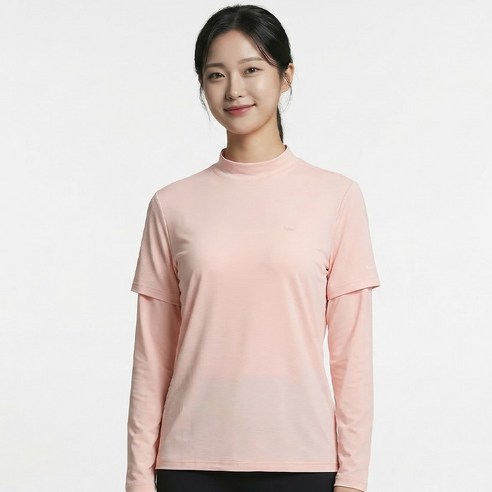 BFL 여성 냉감 반목 쿨티 프리미엄 팔토시 쿨티셔츠 골프웨어 아웃도어 등산 작업복