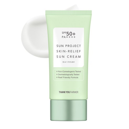 땡큐파머 선 프로젝트 스킨 릴리프 선크림 SPF50+ PA++++, 50ml, 1개