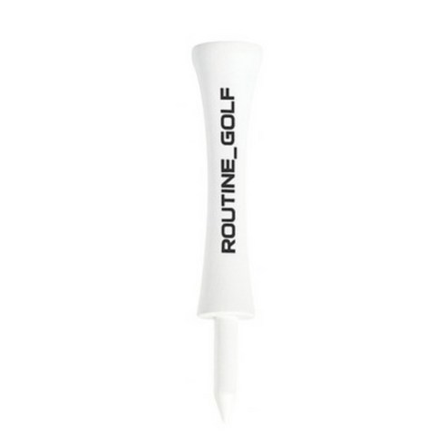 루틴골프 높이조절 우드티 골프티 나무티 골프티꽂이 루틴골프티 50P, 50개, 화이트