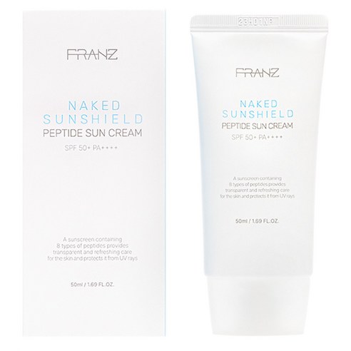 프란츠 네이키드 선쉴드 펩타이드 선크림, 2개, 50ml