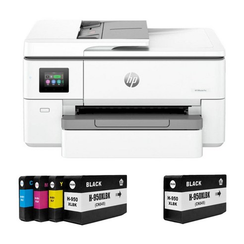 HP 오피스젯프로 9720 A3잉크젯복합기 호환잉크 1SET 검정1개 추가 HP7720후속모델
