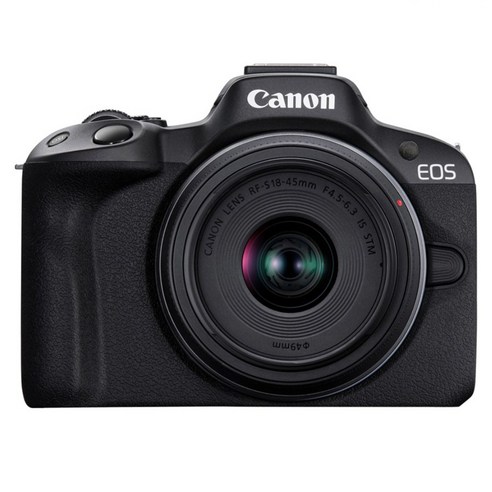 캐논 공식총판 EOS R50 18-45mm KIT (블랙)+융 미러리스 카메라