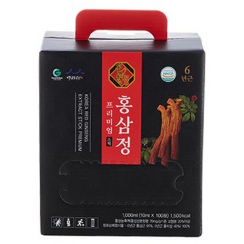 풍기농부 홍삼정스틱프리미엄100포, 2박스, 1000ml