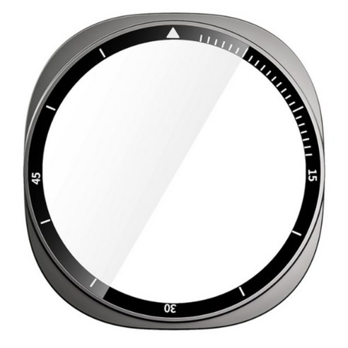 오르몽트 갤럭시워치8 PC강화유리 풀커버 베젤 올인원 40mm 44mm 호환 보호커버 보호케이스 초경량, 티타늄그레이