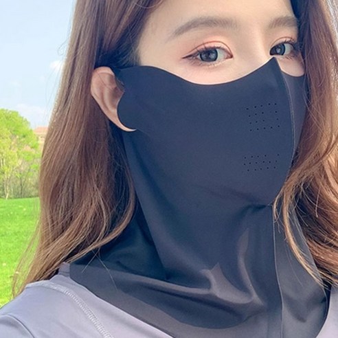 숨쉬기 편한 환절기 아이스실크 선크림 마스크넥워머 4종
