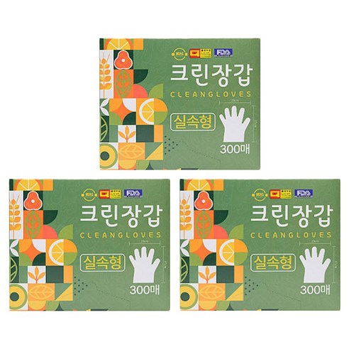 원s마켓 위생장갑 실속형, 3개, 300개