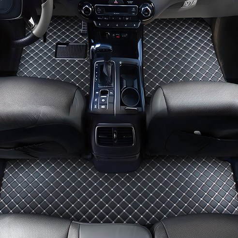 지엠지모터스 자동차 매트 카매트 퀼팅 가죽 바닥 장판 시공 효과 1열 2... 실사용 후기 | 효과 있을까? 썸네일