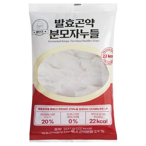 마틴조 발효 곤약 분모자누들 22kcal, 200g, 3개