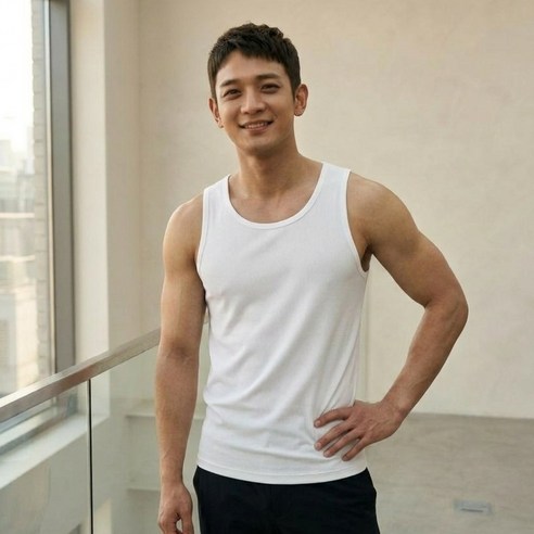 [정품/빠른출고] 유니클로 에어리즘 남성 탱크탑 런닝 속옷 나시 민소매