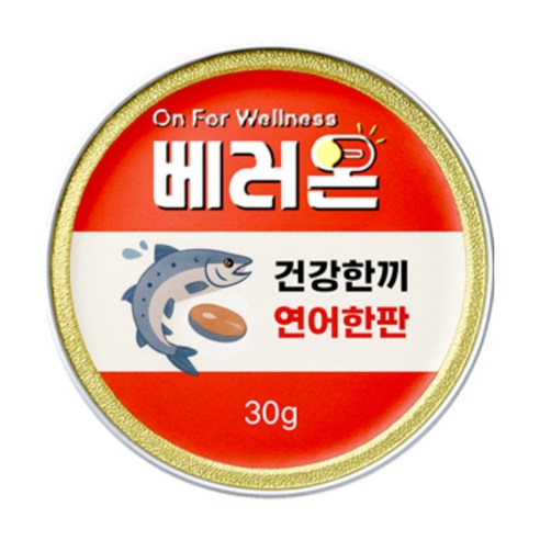 고양이캔 주식 베러온, 가수분해연어, 30g, 12개 가수분해연어, 30g, 12개