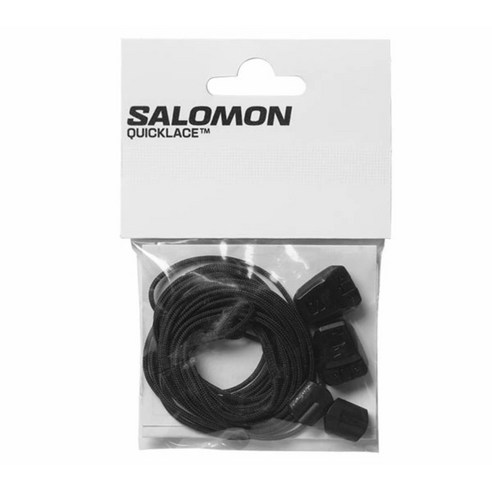살로몬 퀵레이스 블랙 신발끈 Salomon Quicklace