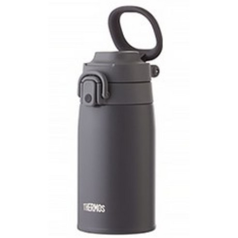 써모스 캐리 루프 원터치 텀블러 JOS-400K, 400ml, 다크그레이, 1개