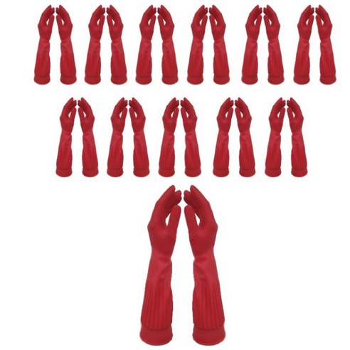 아이템셀 튜립LADY 고무장갑 대(L) 10켤레