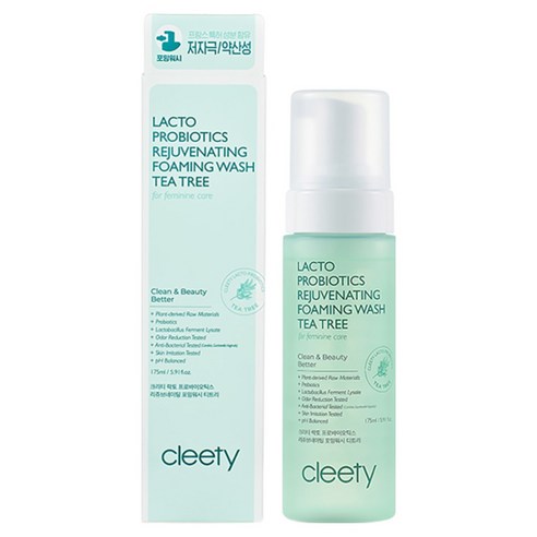 크리티 락토 프로바이오틱스 리쥬브네이팅 포밍워시 티트리 여성청결제 175ml, 175ml, 1개