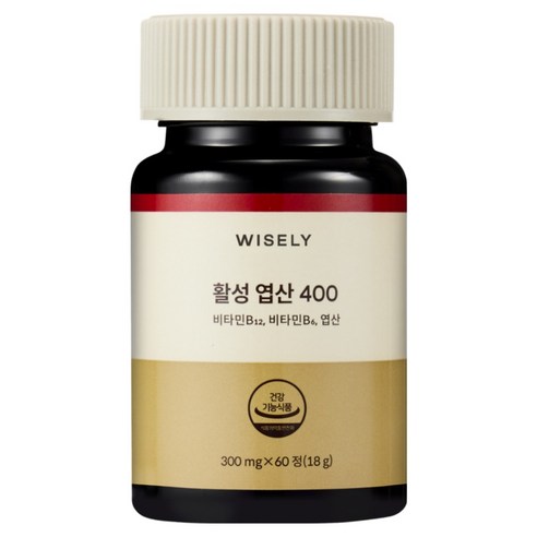 와이즐리 혈액건강 특허받은 활성형 엽산 60정, 1개 맛있게 먹은 솔직 후기 - 상품 이미지 1