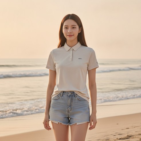 네파 여성 여름 아이스냉감 폴로 반팔티 골프웨어 등산웨어