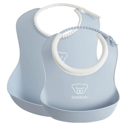 베이비뵨 이유식 턱받이 (2종 세트)