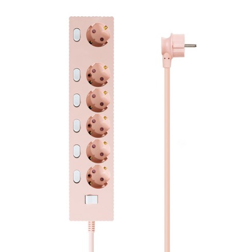 파워존 웨이브 자동소화 멀티탭 콘센트 화재예방 개별 절전스위치 과부하차단 6구 50cm 1.5m 3m 5m 7m