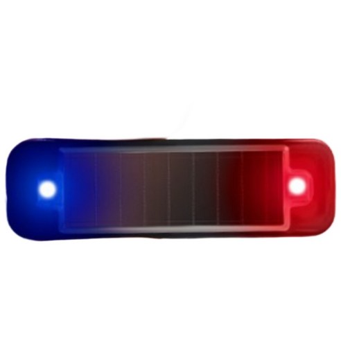 마이샾 태양광 안전 점멸등 LED 경광등 추돌방지 경고등, Blue-Red, 4개 Blue-Red, 4개