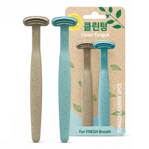 클린텅 데일리 혀클리너 입냄새 백태 제거 친환경, 37g, 2개