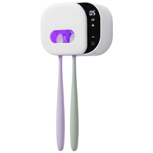 구강건강연구소 가정용 휴대용 UVC-LED 칫솔살균기, 화이트, STB-705