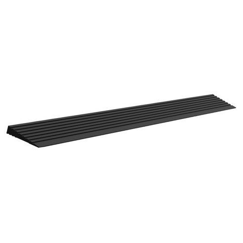 Nuvium 차량 진입판 방문턱 경사판 고무 경사판, black, 1개