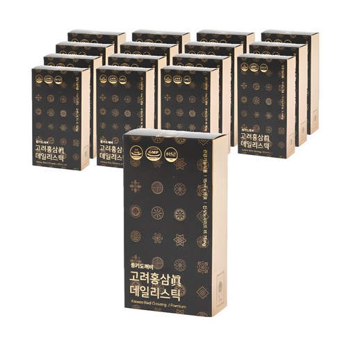 풍기도깨비 고려홍삼진 6년근 데일리스틱 15p, 15ml, 240개