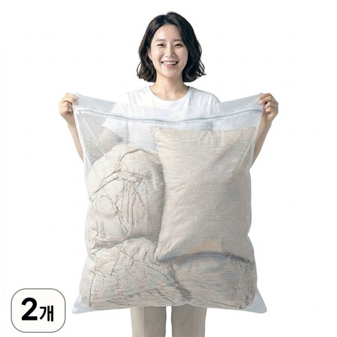 조은자리 대형 베개 이불 신발 세탁망 통돌이 드럼 세탁기 무형광 빨래망 거름망, 사각 70X80, 2개