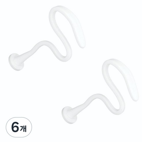 생기당 세탁기 건조기 환기용 도어 클립 닫힘 방지 2P, 6개, 도어클립