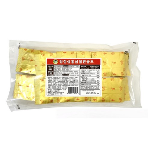 청정삼 국산 고려 홍삼 절편 실속형, 200g, 1개
