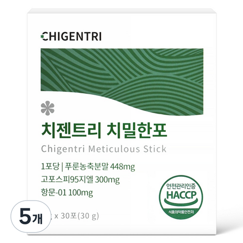 치젠트리 치밀한포, 5개, 30g