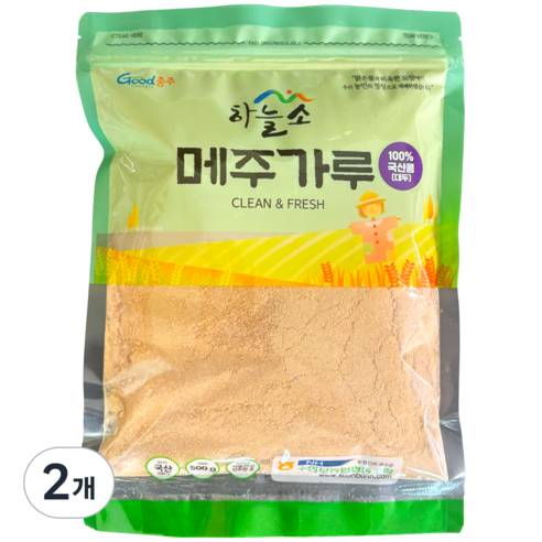 수안보농협 국산 메주가루 (고추장만들기), 2개, 500g
