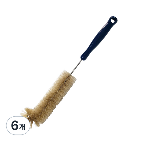 필굿리빙 자연모 젖병솔 대, 6개, 네이비