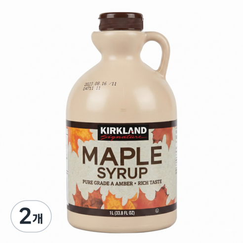 커클랜드시그니춰 메이플 시럽, 2개, 1L