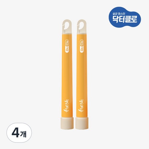 엔오엔 닥터클로 프레쉬 냉장고 탈취스틱 김치 생선 냄새제거 신선도유지, 4ml, 4개