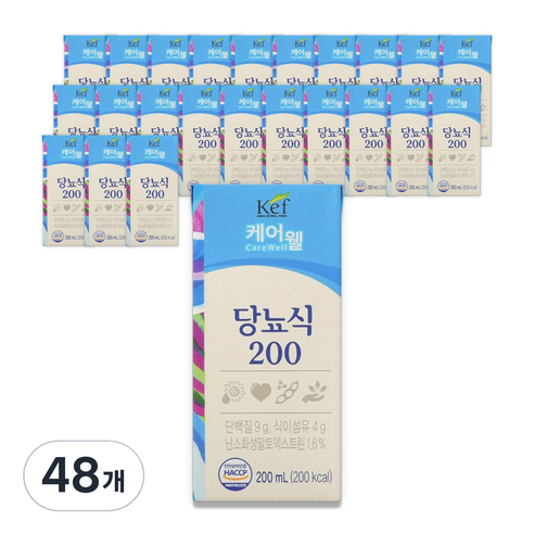 케어웰 당뇨식 200 200ml, 48개 솔직 후기 | 실사용자 리뷰 분석 - 상품 이미지 1