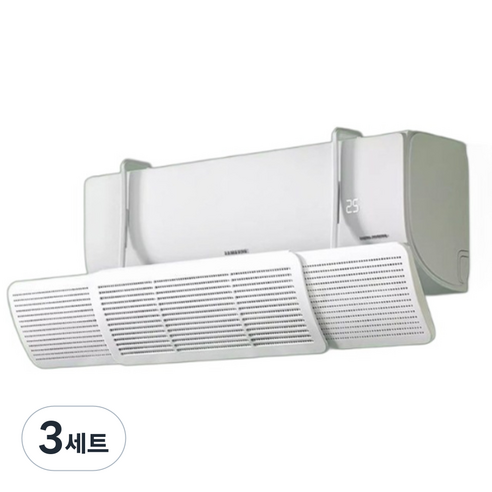 카스토리 벽걸이 에어컨 바람막이, 3세트, 가로무늬 일반형