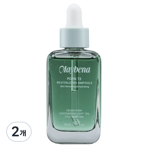 메이베나 주름 탄력 미백 PDRN 73 앰플, 30ml, 2개